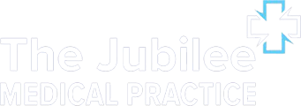 The Jubilee Medical Practice logo and homepage link