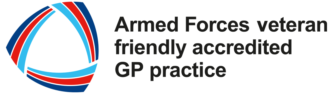 Armed Forces veteran friendly accredited GP practice