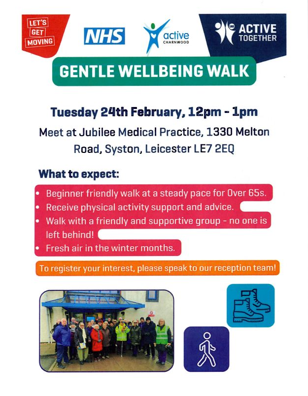 Looking after wellbeing together – walk with us